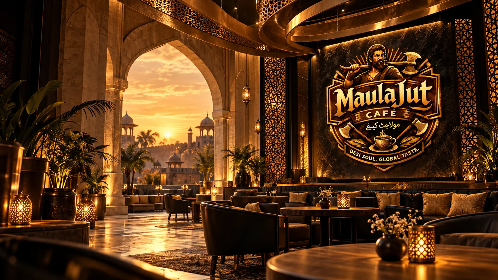 MaulaJut Cafe interior concept