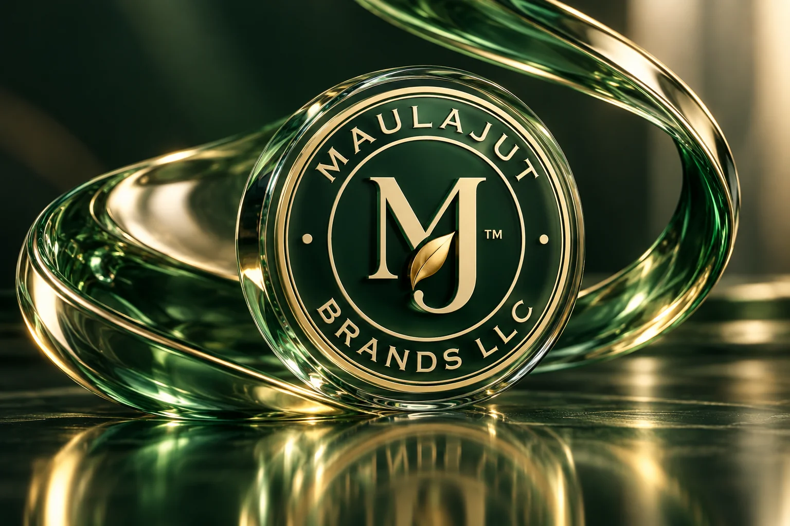 Liquid reflections — AI-generated MaulaJut brand study